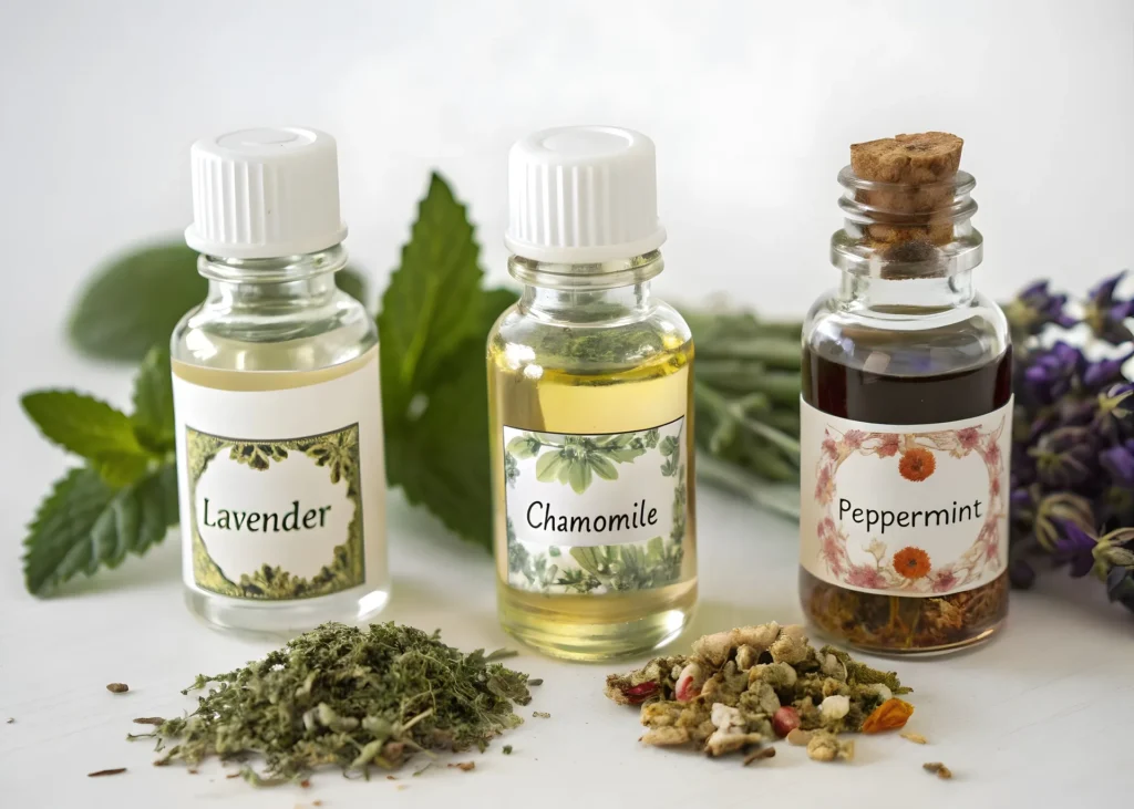 medium vecteezy herbal remedies essential oils bottles photo 66020499 medium